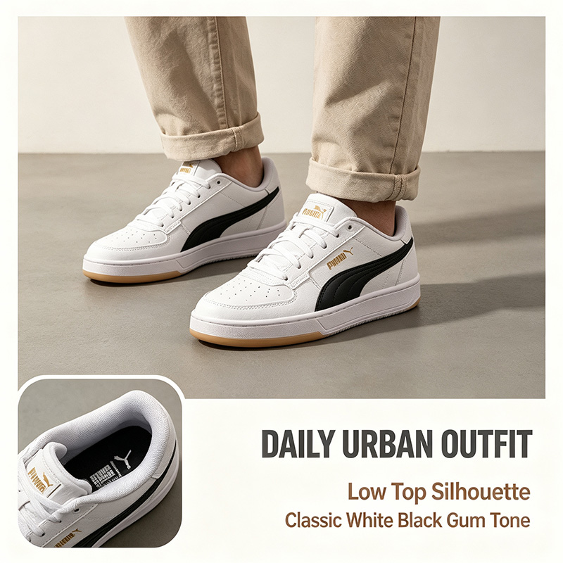 Puma Shoes Suede Classic - プーマ男性白黒ロートップスニーカークラシックレトロレザースケートシューズカジュアルウォーキングファッショントレーナー 402613-01