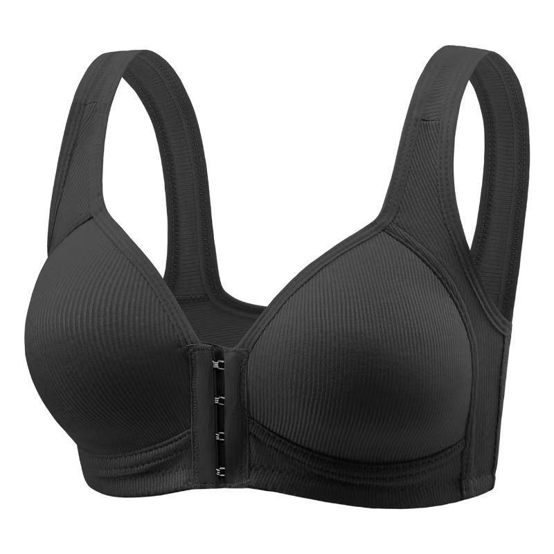 プラスサイズ フロントクロージャー ワイヤレスブラ フルカバ - Full Coverage Bra のレビューと価格