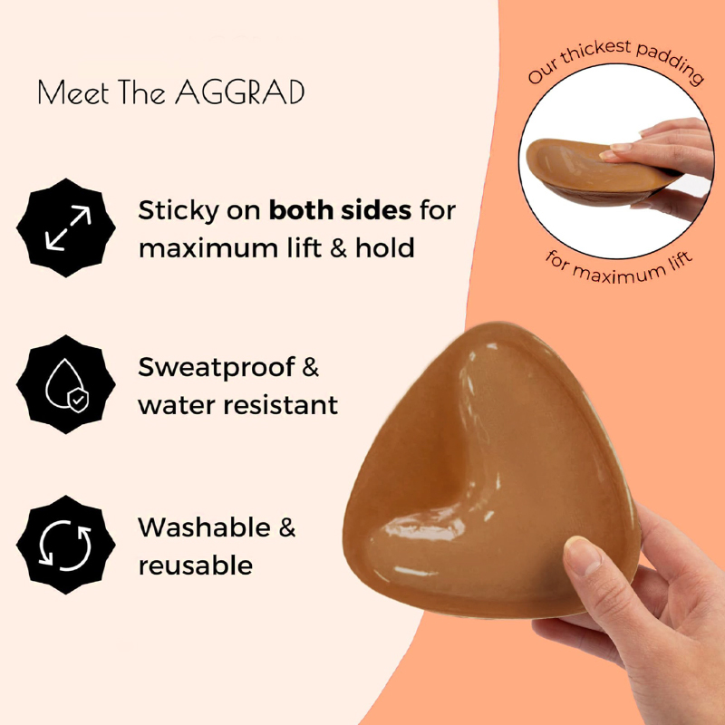 Kave 1/2 ペア両面粘着ブラジャー - 目に見えない粘 - Strapless Bra Adhesive のレビューと価格