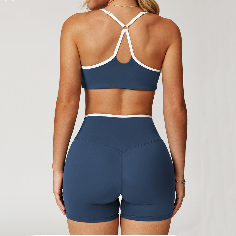 ジム下着女性のスポーツブラスポーツブラ汗防止通気性ヨガブラ耐 - Plunge Bra Push Up のレビューと価格