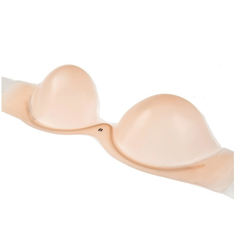 プラスサイズのシリコーンブラジャー女性ストラップレス背中の開 - Backless Bra Sticky のレビューと価格