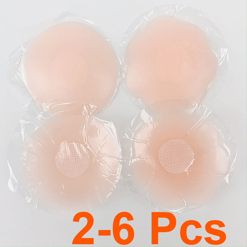 2-6 個女性シリコーン乳首カバー再利用可能な胸の花びらリフ - Push Up Bra Silicone のレビューと価格